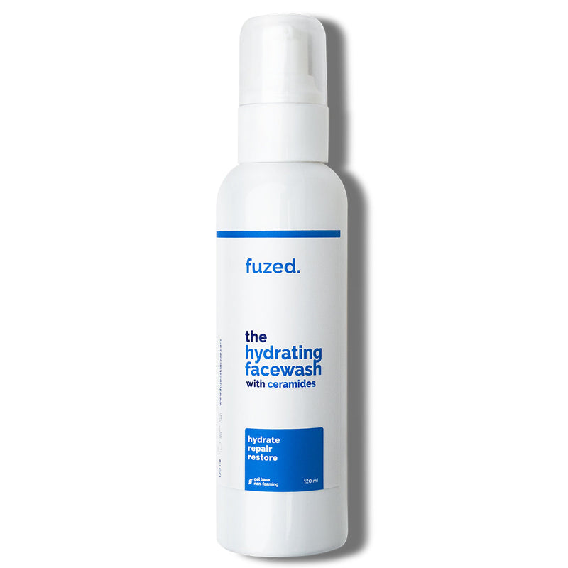 Fused Hydrating Facewash with Ceramides for winter skincare in Pakistan