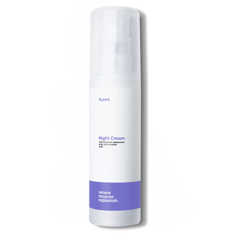 Fused Night Cream with Niacinamide, compared with salicylic acid for oily skin