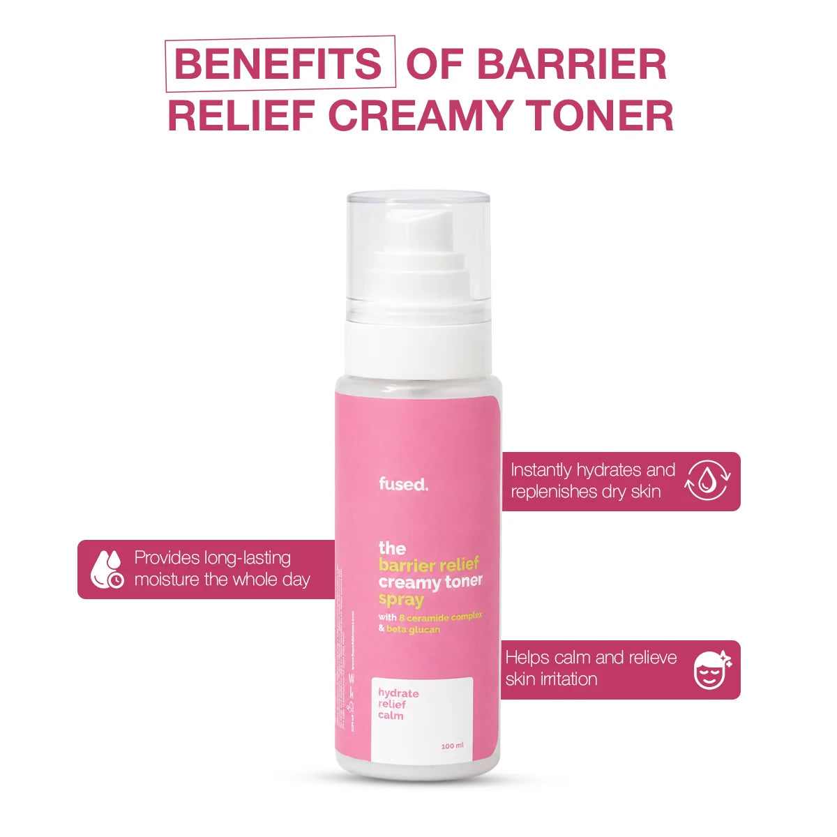 The Barrier Relief Creamy Toner Spray w/ Beta Glucan
