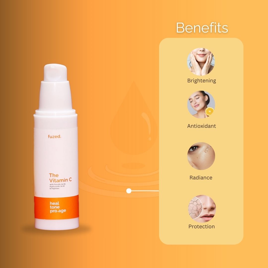 The Vitamin C Serum with Alpha Arbutin & Ferulic Acid - Fuzed Skincare