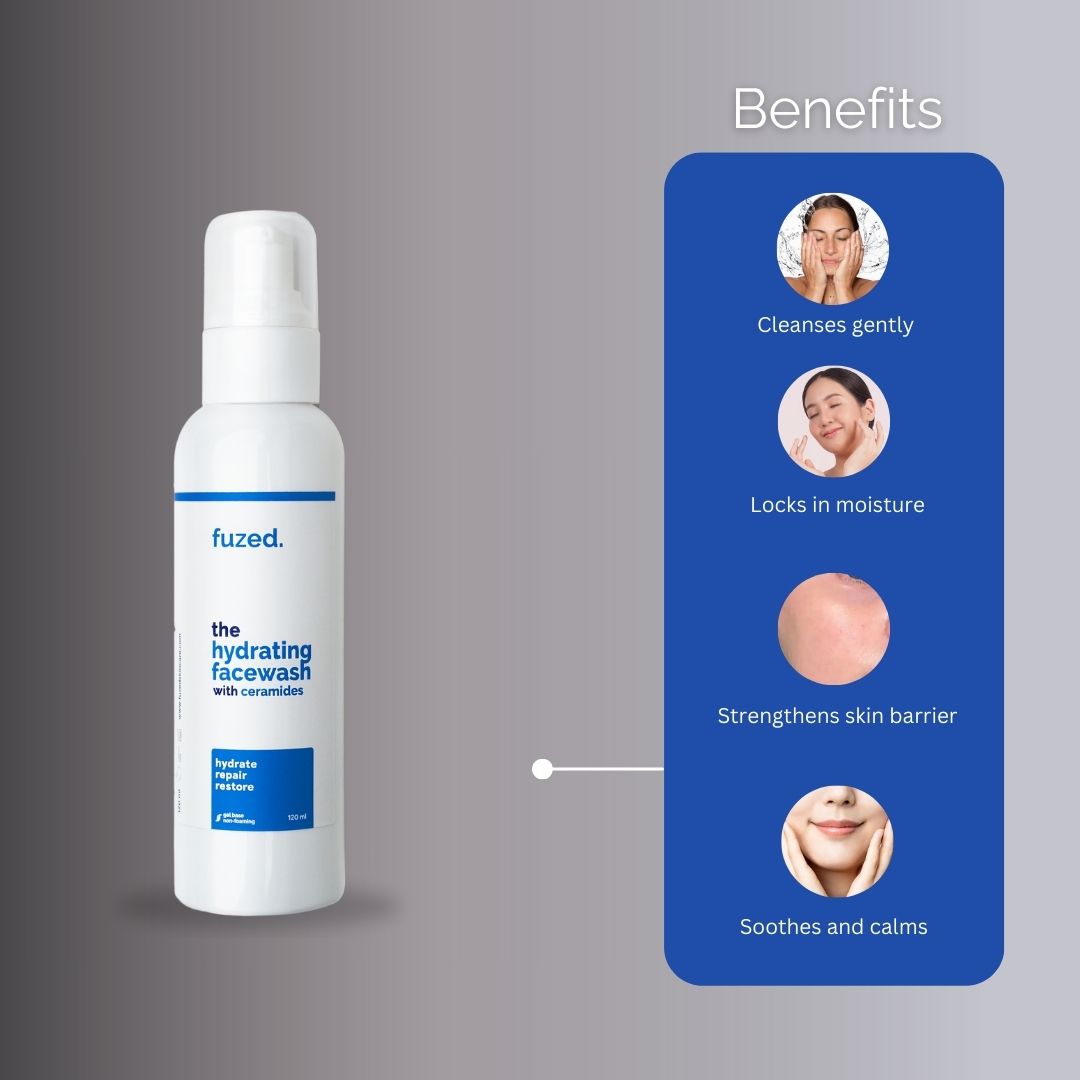 The Hydrating Facewash with Ceramides - Fuzed Skincare