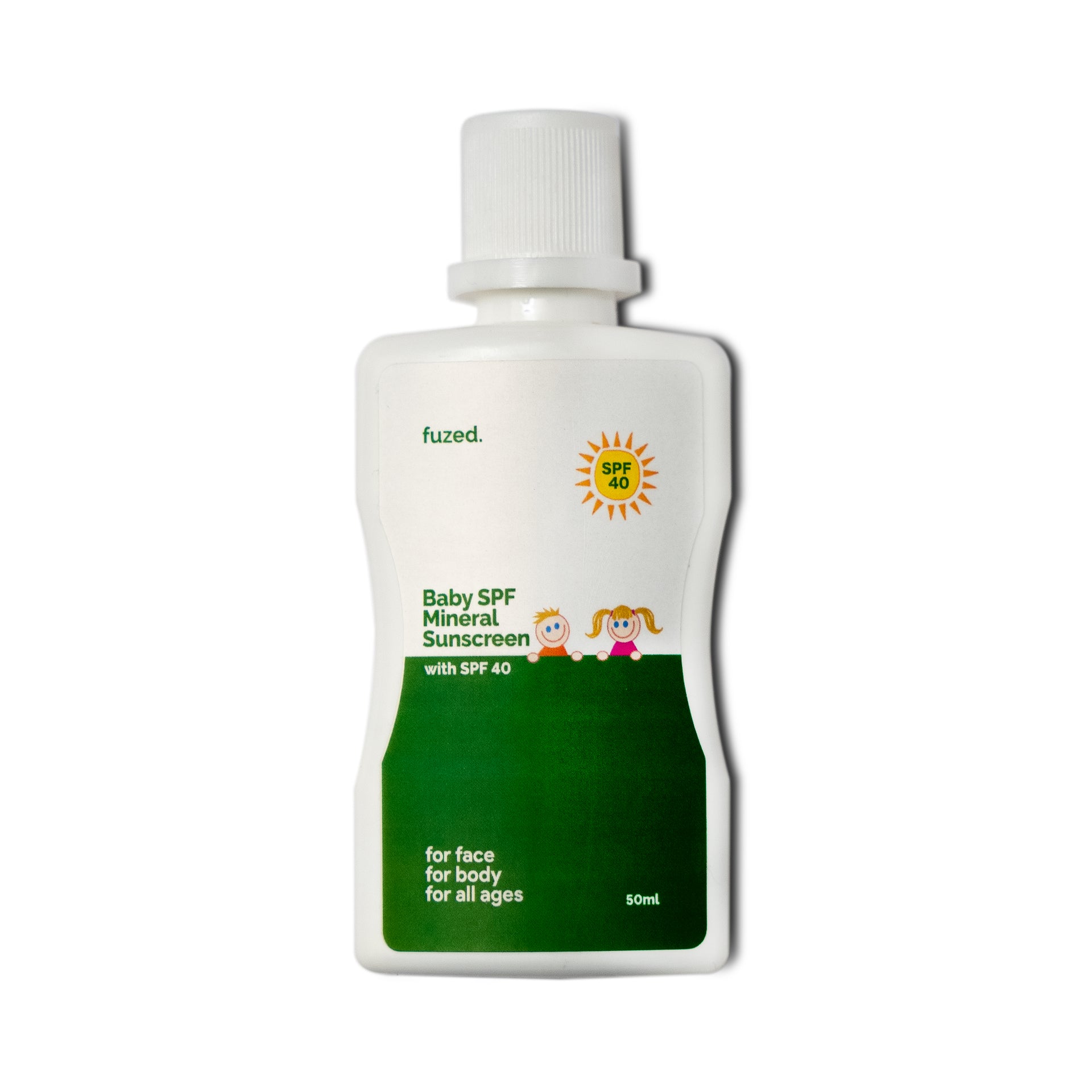 Baby SPF40 Sunscreen (Mineral Formula) - Fuzed Skincare