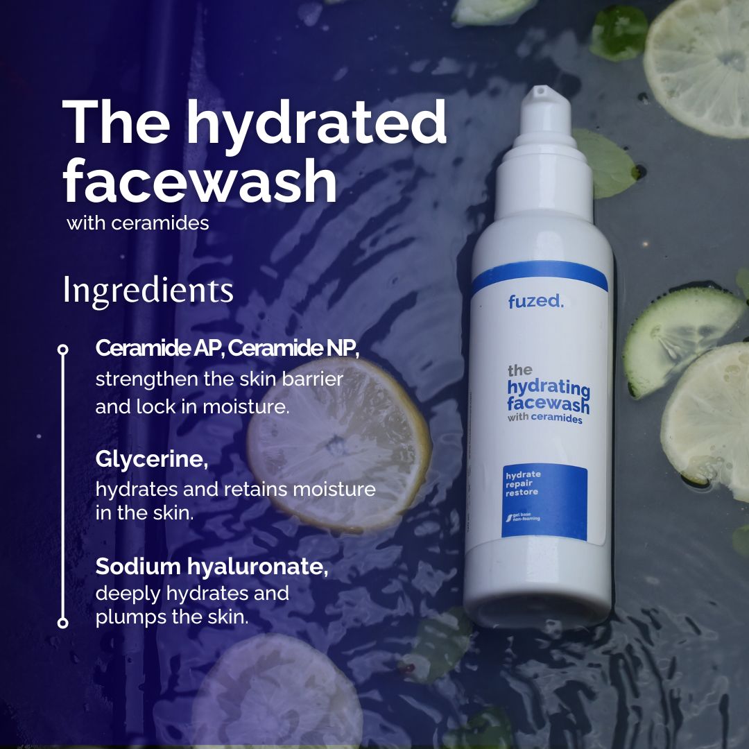 The Hydrating Facewash with Ceramides - Fuzed Skincare