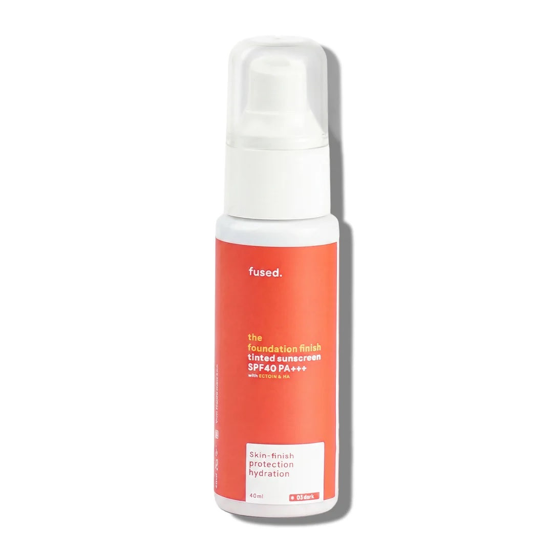 Foundation Finish Tinted Sunscreen SPF 40 PA+++ w/ Ectoin & HA - Fuzed Skincare