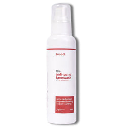 Fused Anti Acne Facewash with 2% Salicylic Acid for acne reduction and sebum control