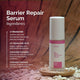 Fused Barrier Repair Serum ingredients with Niacinamide, Hyaluronic Acid, Ceramides, and Colloidal Oatmeal.