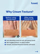 Fused Ceramide Hand Cream before and after results showing fast-absorbing non-greasy hydration