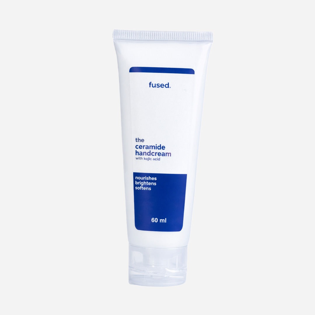Fused Ceramide Handcream with Kojic Acid 60ml tube for brightening and softening hands